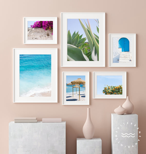 Mediterranean Colour Framed Gallery Set